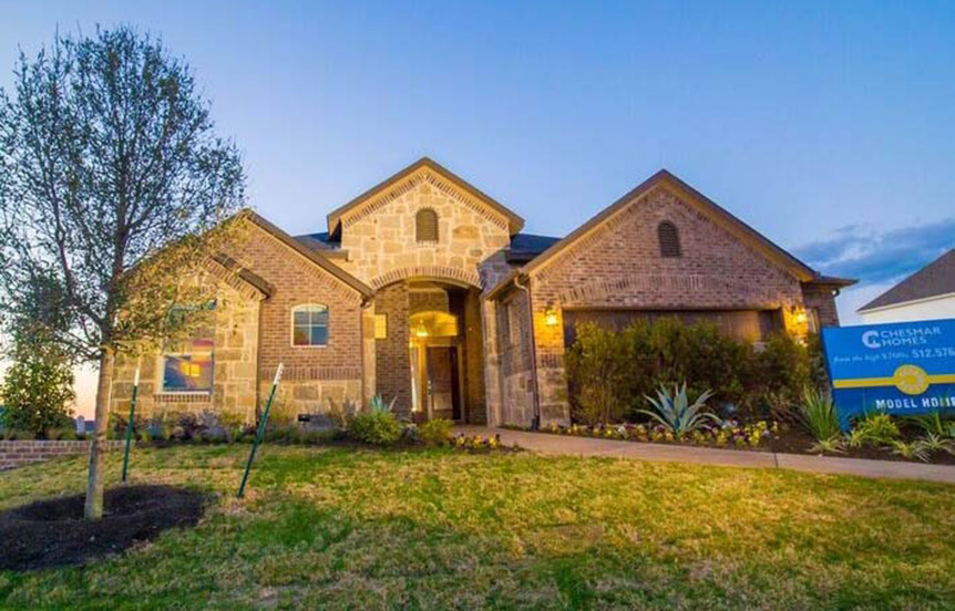 Michelle New Home Plan by Chesmar Homes in Sweetwater Austin, TX