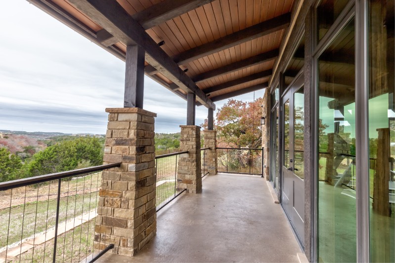 Sweetwater Austin Fitness Center Back Patio View
