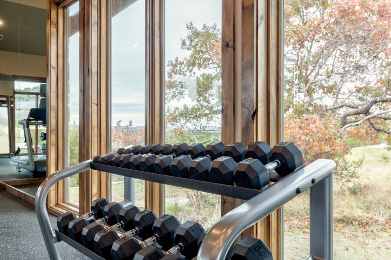 Sweetwater Austin Fitness Center Weight Rack