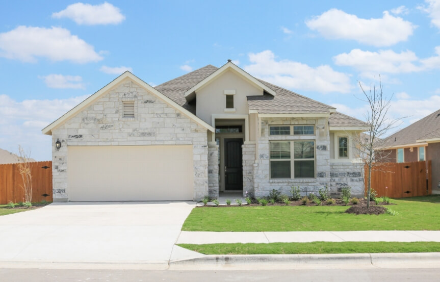 Farrah New Home Plan by Chesmar Homes in Sweetwater Austin, TX