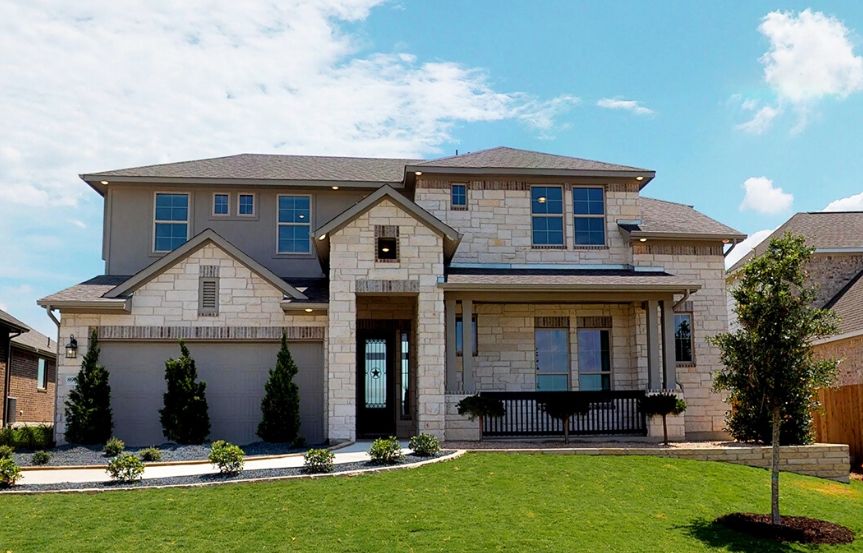 Hattie New Home Plan by Chesmar Homes in Sweetwater Austin, TX