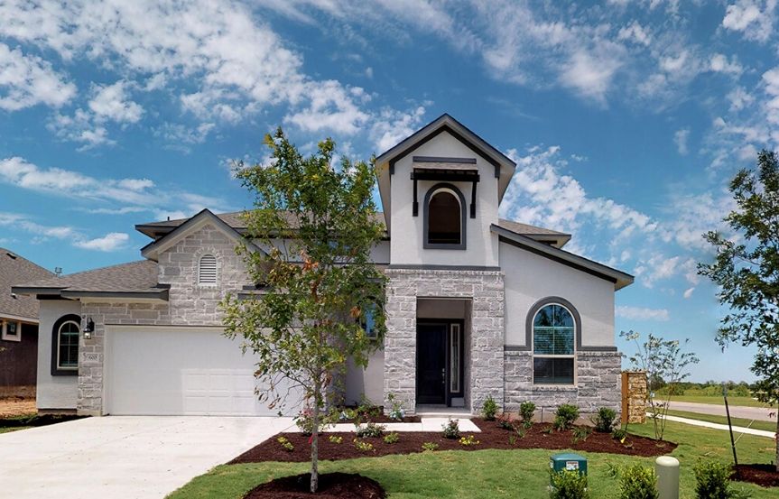 Cole New Home Plan by Chesmar Homes in Sweetwater Austin, TX