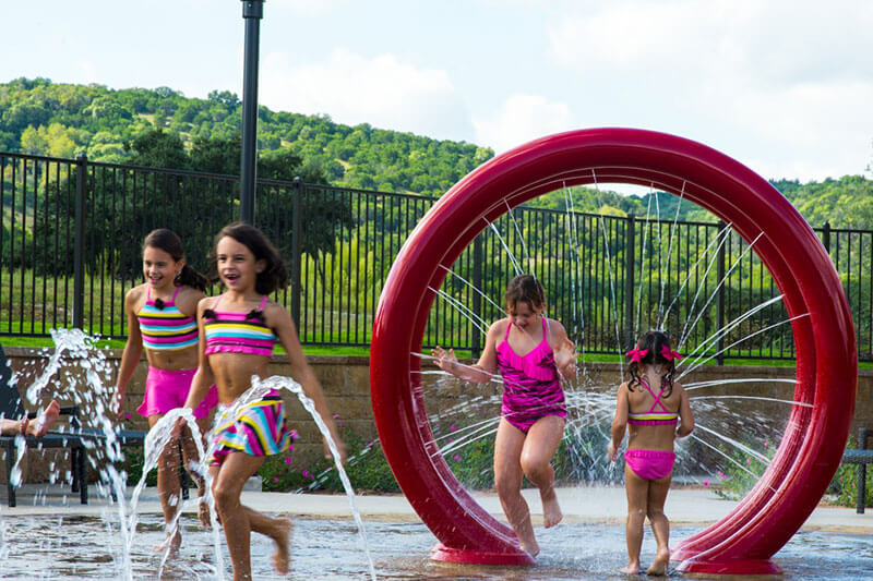 Splash Pad Amenity at Sweetwater Community Austin, Texas