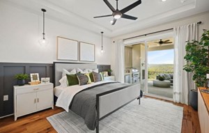 Newmark Homes Model Gallery Primary Bed Room in Sweetwater