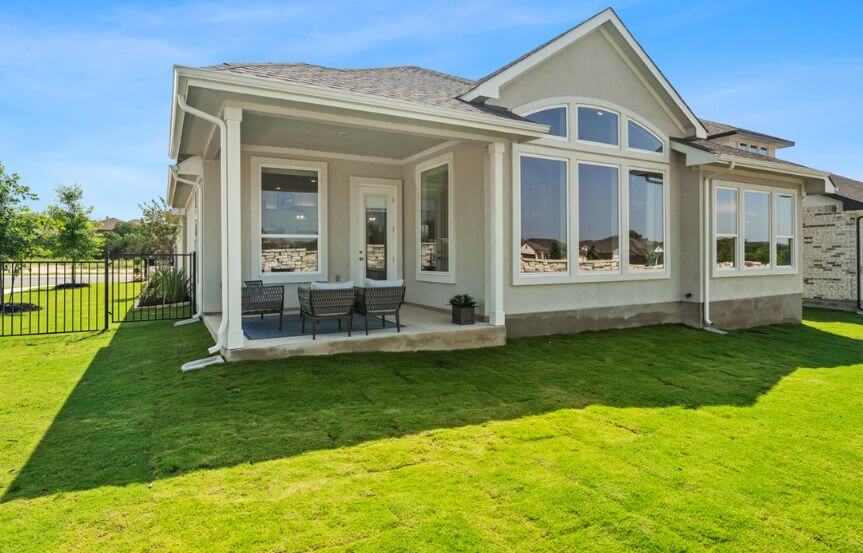 Chesmar Homes Plan Mia Rear Exterior in Sweetwater