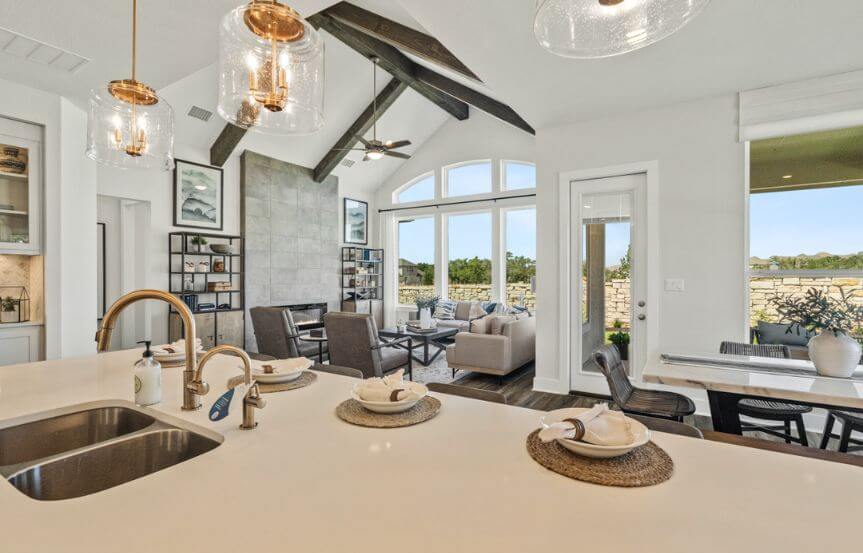 Chesmar Homes Plan Mia Kitchen in Sweetwater